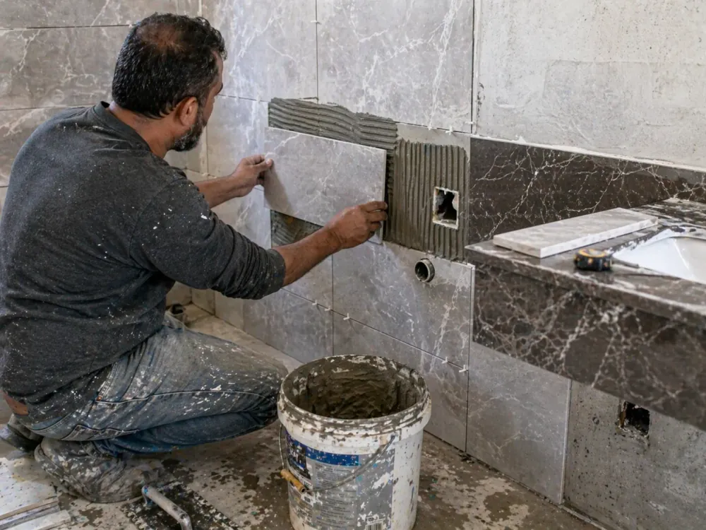 Finished bathroom renovation by ArabCare in Dubai