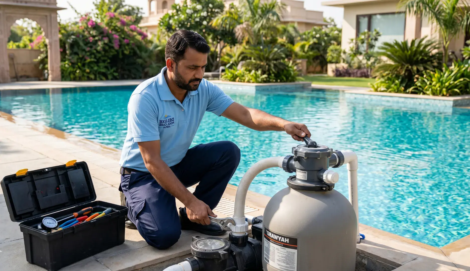 Swimming pool maintenance in Dubai