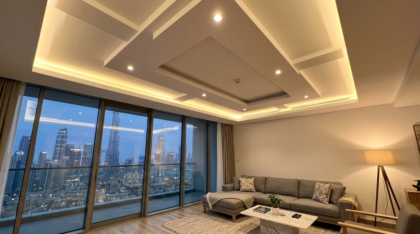Gypsum vs POP False Ceiling: Which Is Right for Your Dubai Home?