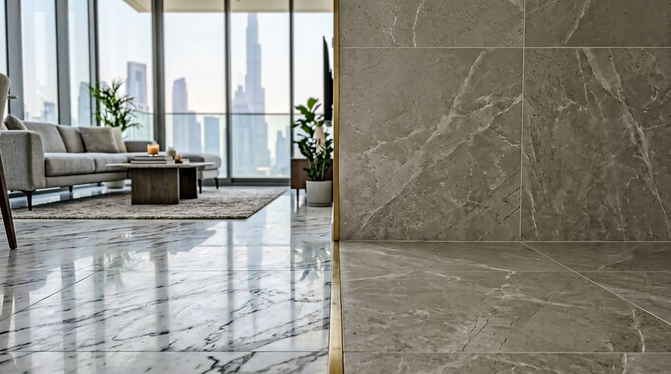 Porcelain vs Marble Flooring in Dubai: Which Should You Choose?