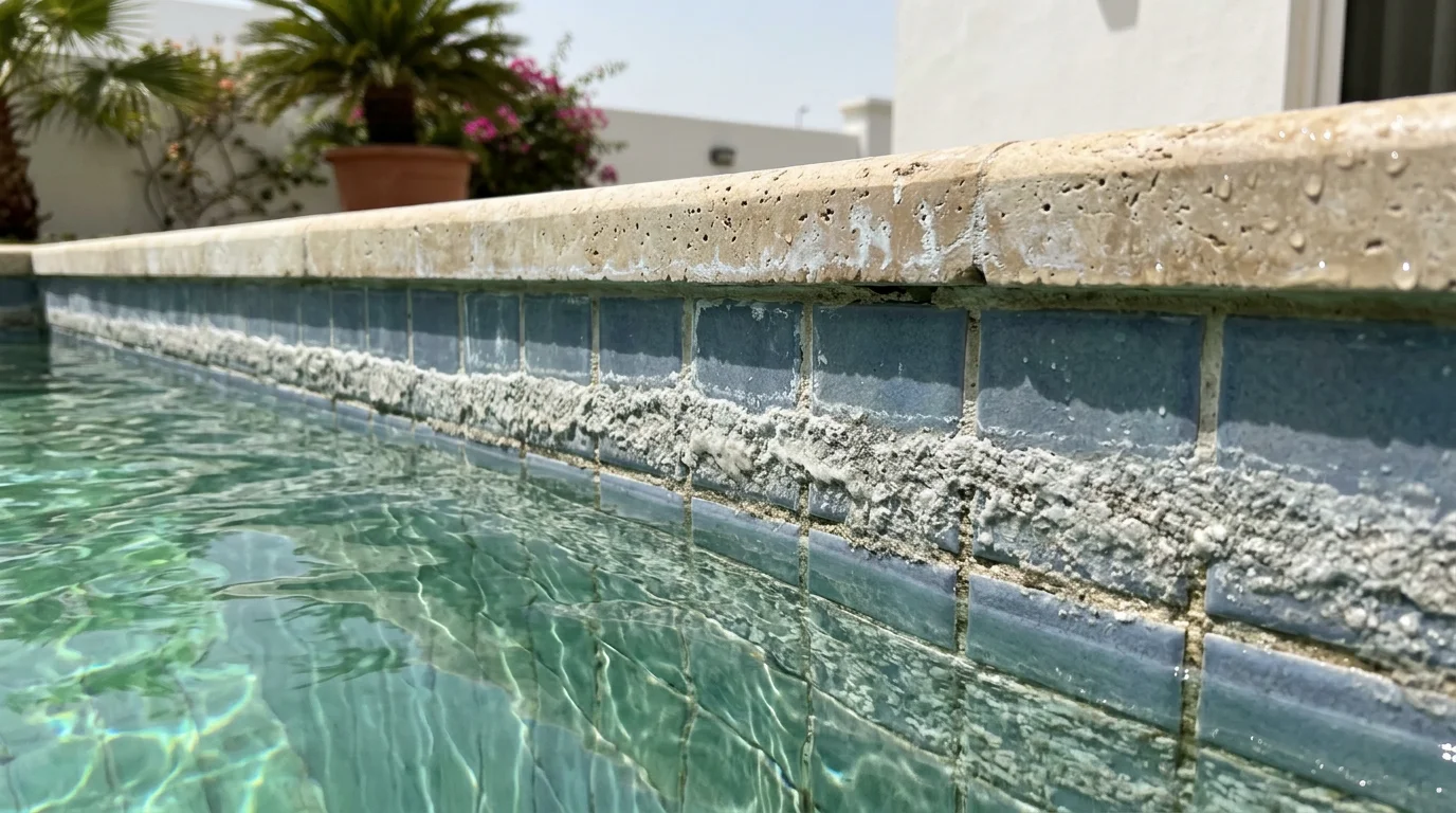 The White Ring on Your Pool Tiles Is Not Dirt, and an Acid Wash Is Not the Fix